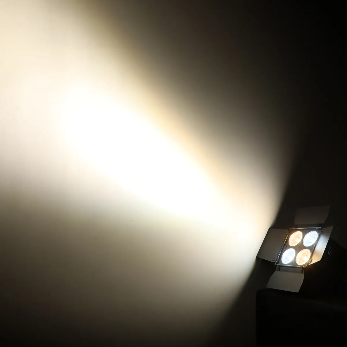 Betopper LC005-B 4×50W WW/CW COB PAR Light with Barn Doors