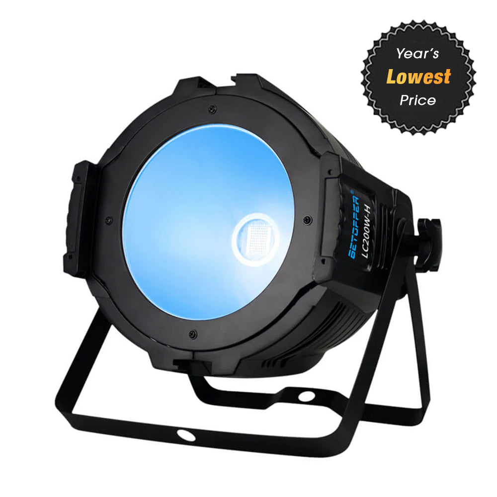 Betopper 200W RGB 3-IN-1 COB Light For Wedding Concert Theater