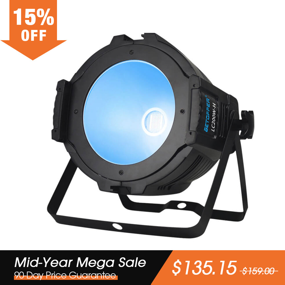 Betopper LC200W-H 200W RGB COB PAR Light