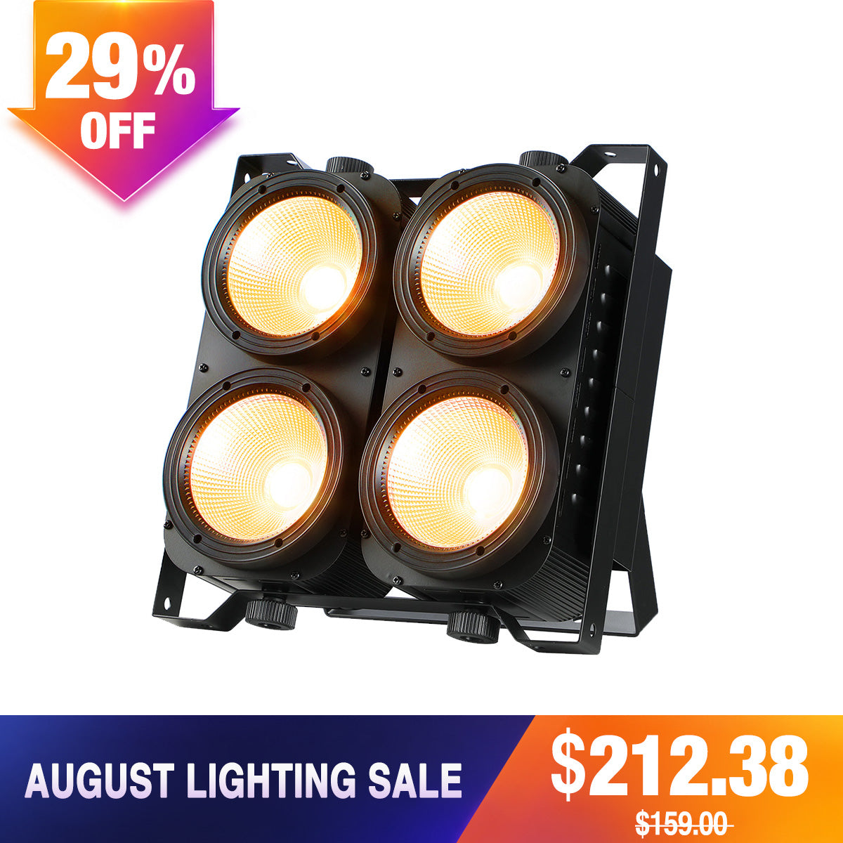 Betopper LC500 4×100W Amber/CW High CRI COB Blinder Light