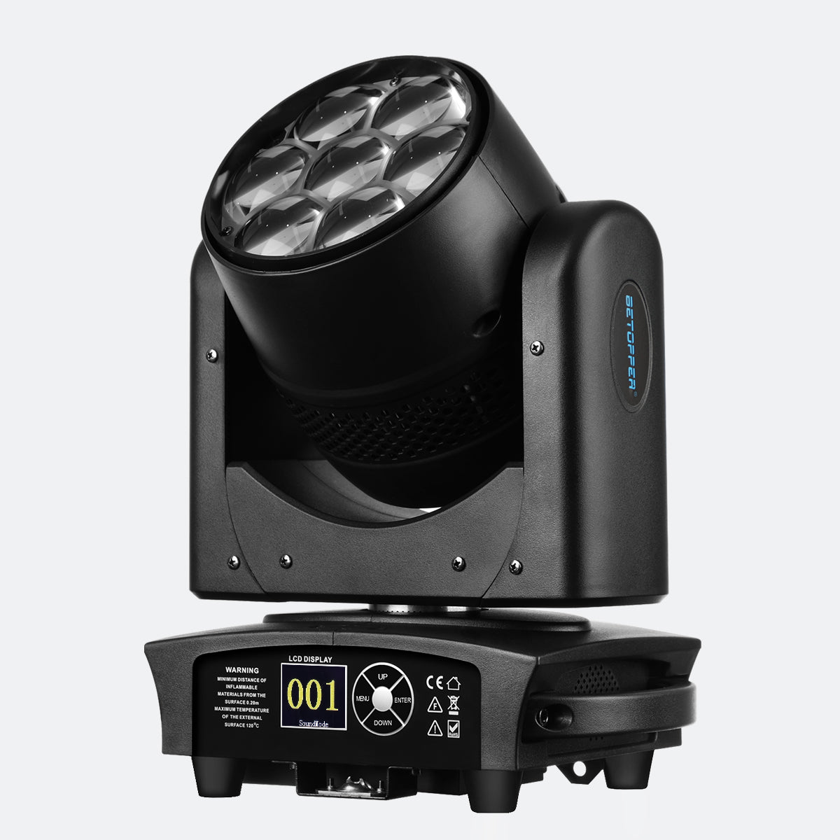 Betopper LM0740 7x40w Wash&Zoom Moving Head Stage Light