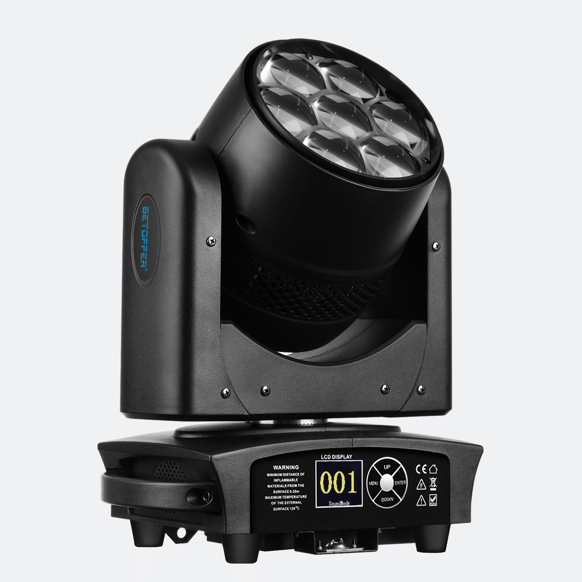 Betopper LM0740 7x40w Wash&Zoom Moving Head Stage Light