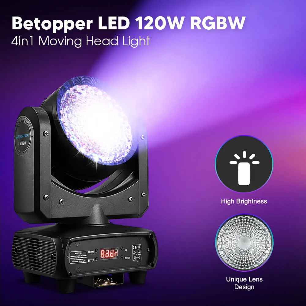 <tc>Betopper</tc> LM120 デモンズアイ 120W ムービングヘッド DJ ライト