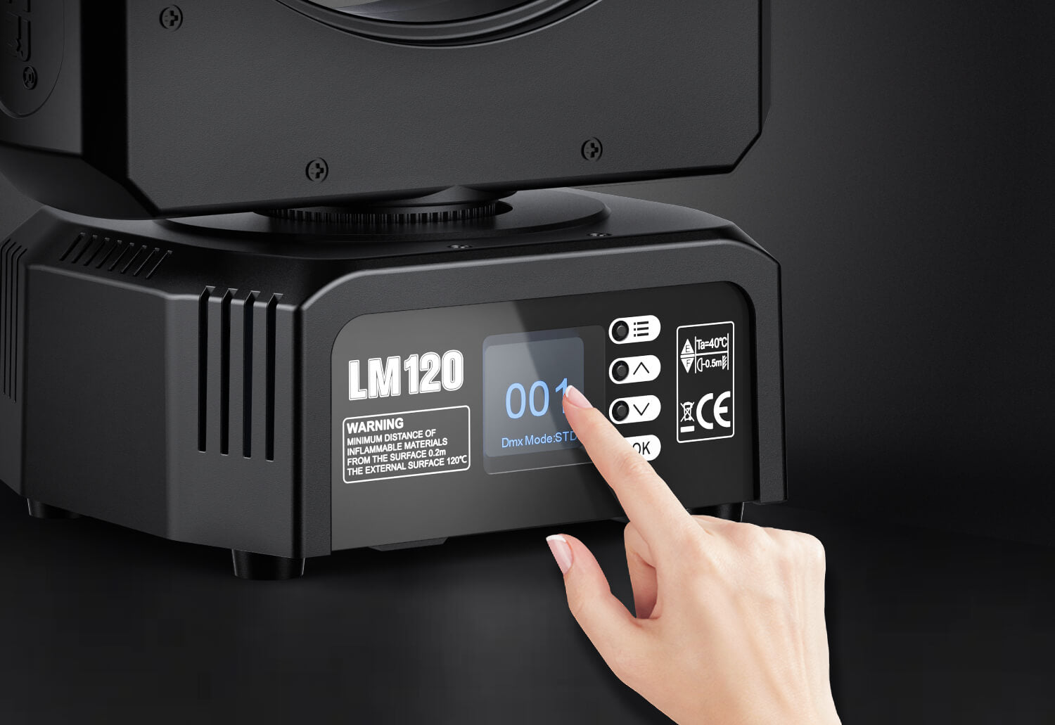 Betopper LM120 Demon's Eye 120w Moving Head DJ Light
