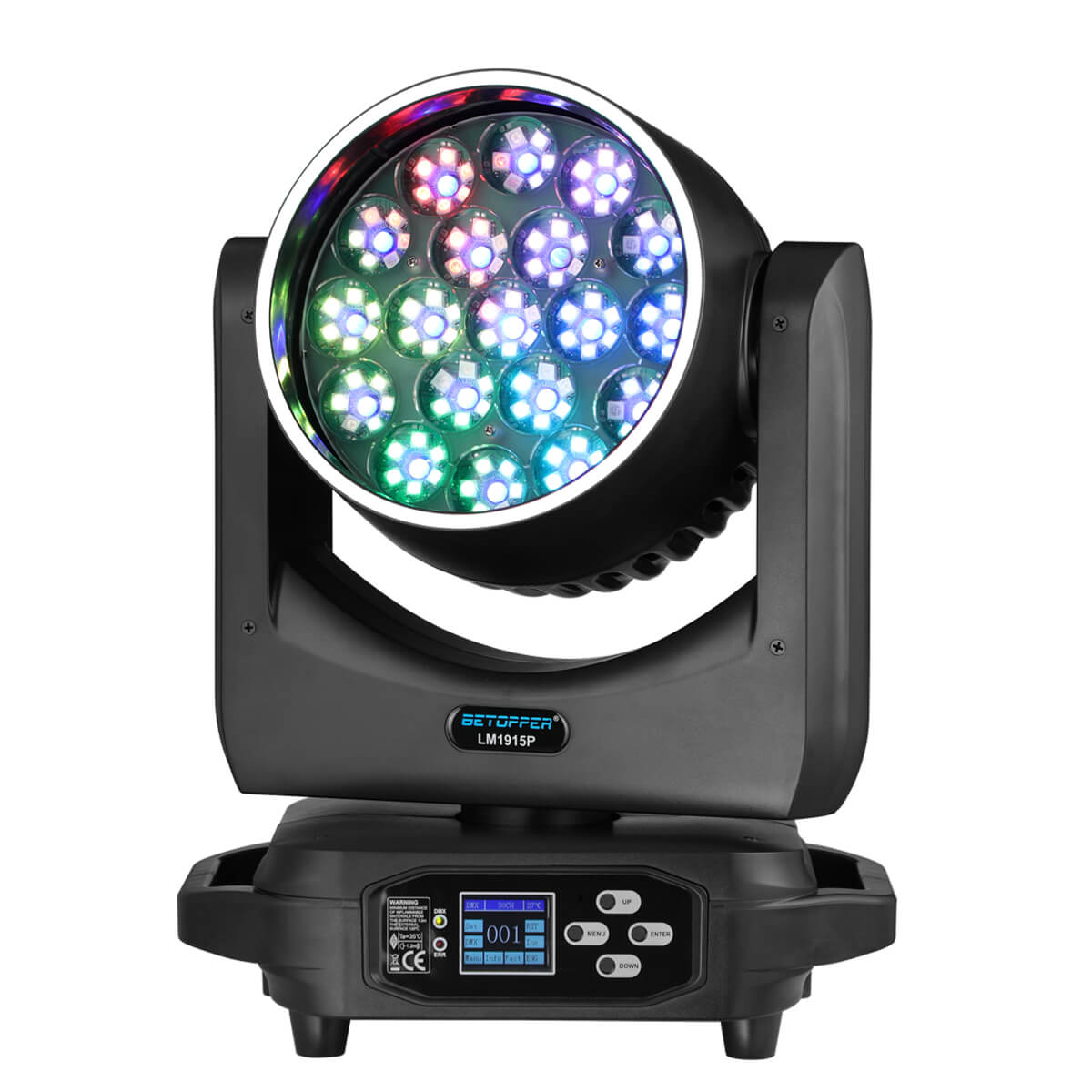 Betopper LM1915 Series 19x15W RGBW Moving Head Wash Light