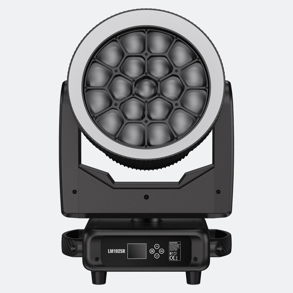 Betopper LM1925R 19×25W RGBW Moving Head Wash Light with Halo Ring