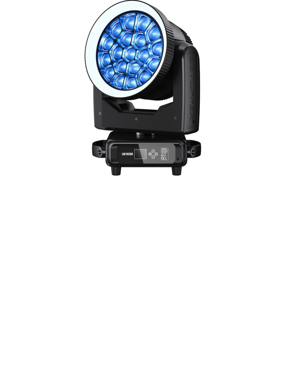 <tc>Betopper</tc> Luce da palco a LED a testa mobile LM1925 19x25W