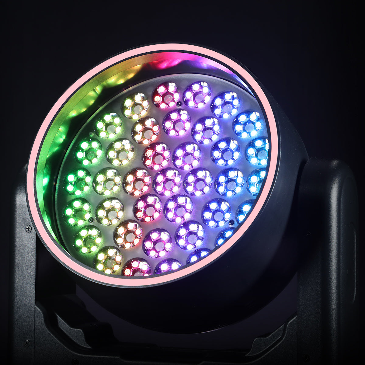 Betopper LM3715R 37×15W Wash Moving Head with Halo Ring