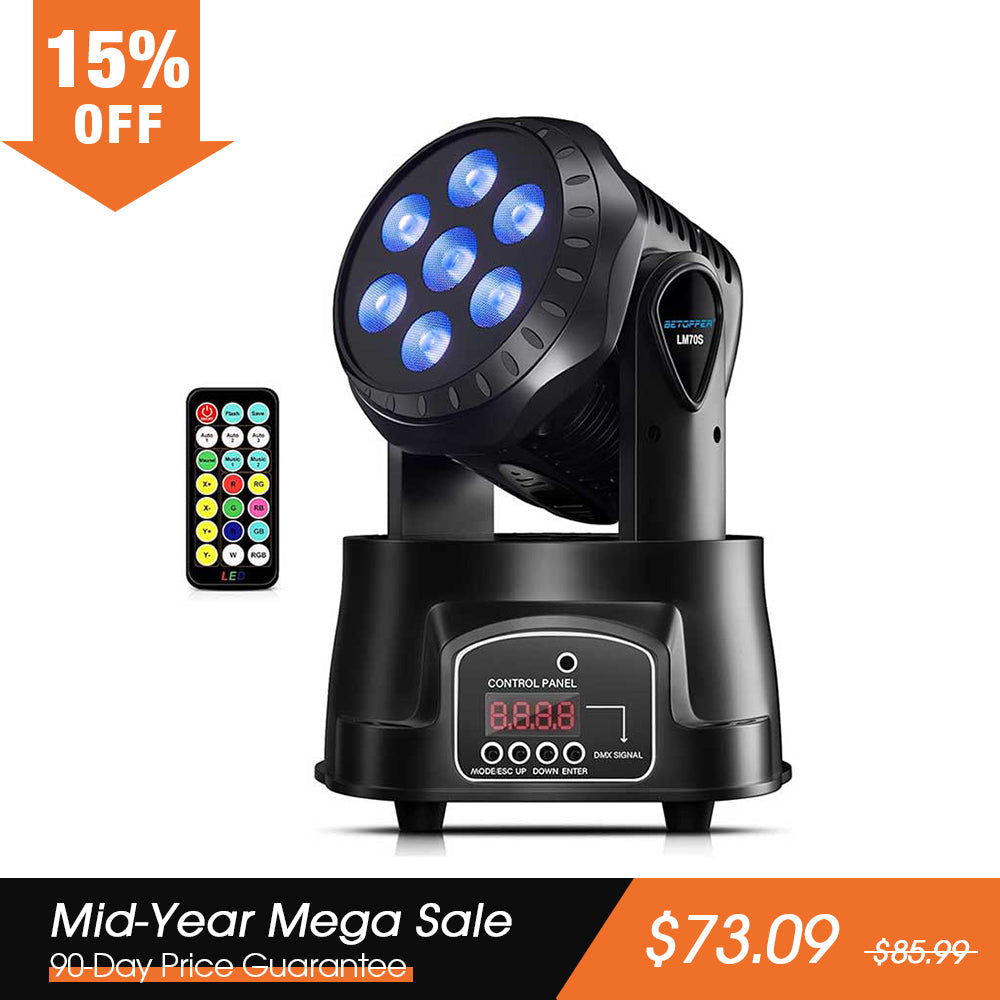 Betopper LM70SR 7x8w RGBW Moving Head Light
