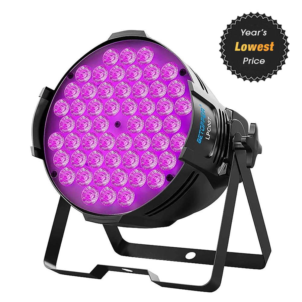 Betopper 54x3W LED Par Light  RGB 3-IN-1 Full-Color For Wedding Night Club Theater