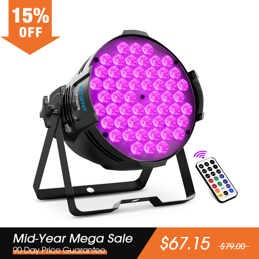 Betopper LPC007R 54x3w RGB LED PAR Light