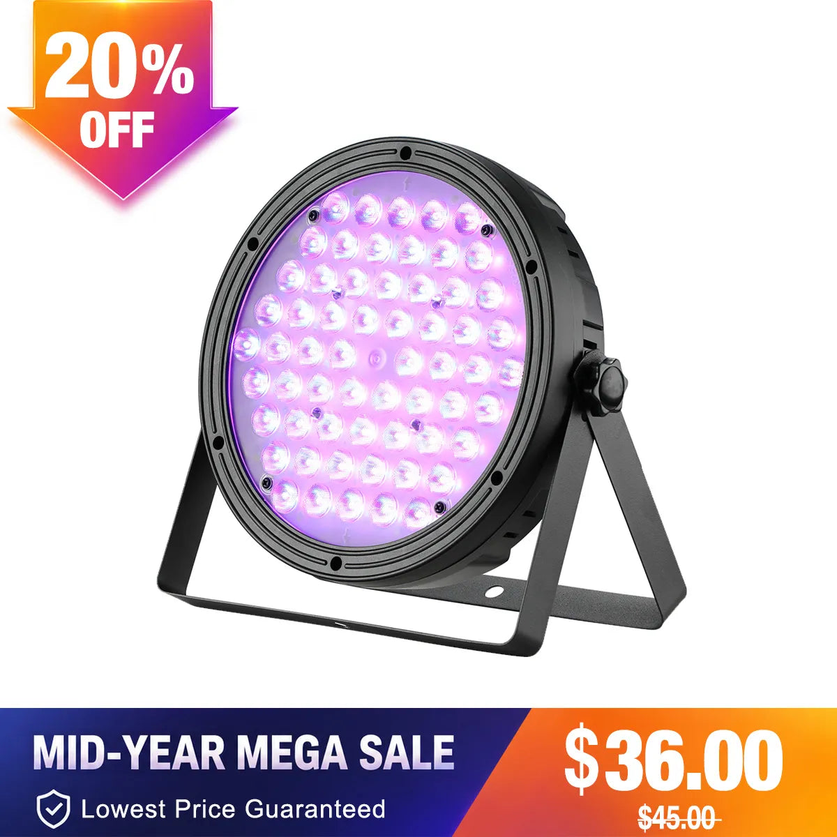 Betopper LPC120 60x2W RGBW 3500LM PAR Light