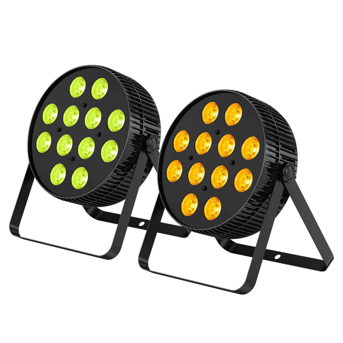 Betopper LPC1218 12x18W Lime Amber UV + RGB 6-in-1 LED PAR Light