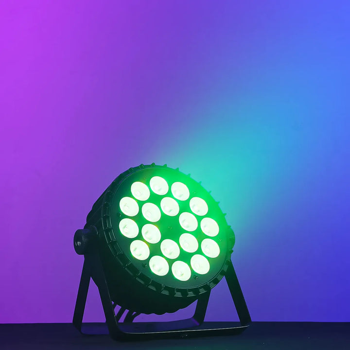 Betopper LPC1818 Upgraded 18×18W Lime Amber UV + RGB LED PAR Light