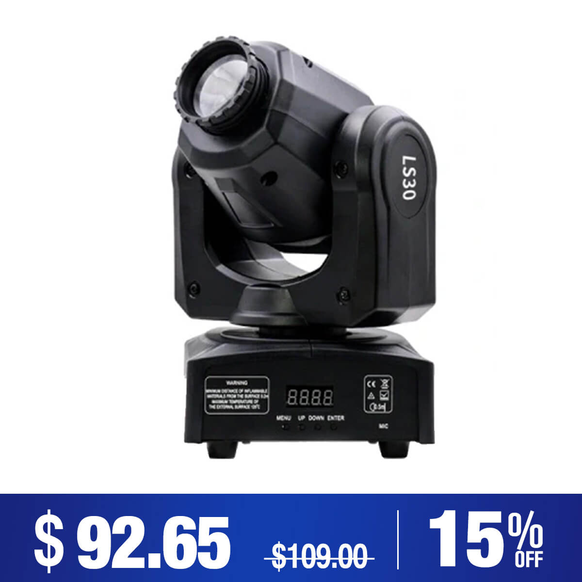 Betopper LS30 30W LED Mini Luz de la cabeza en movimiento de la cabeza