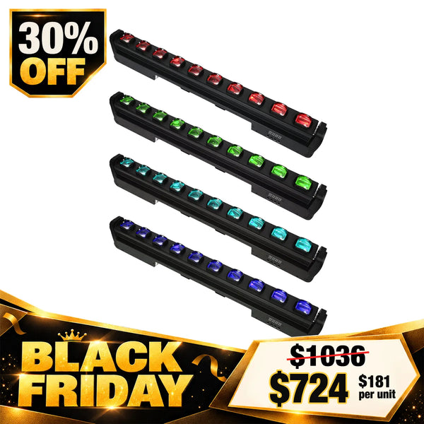 Betopper L1015 10×15W RGBW Moving Beam LED Light Bar (4pcs)