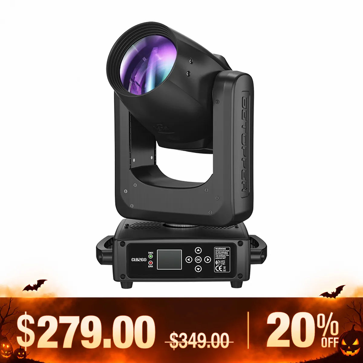 <tc>Betopper</tc> CLB260-O 9R 260w Pro Moving Head Beam Light
