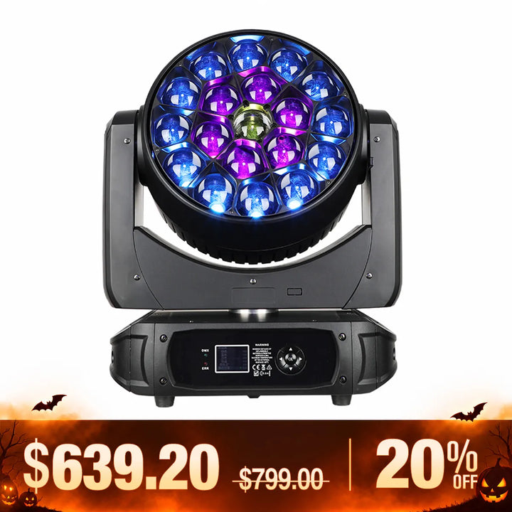 <tc>Betopper</tc> LM1940 19x40w Testa mobile con Pixel Mapping