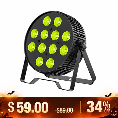 Betopper LPC1218 12×18W Lime Amber UV + RGB 6-in-1 LED PAR Light