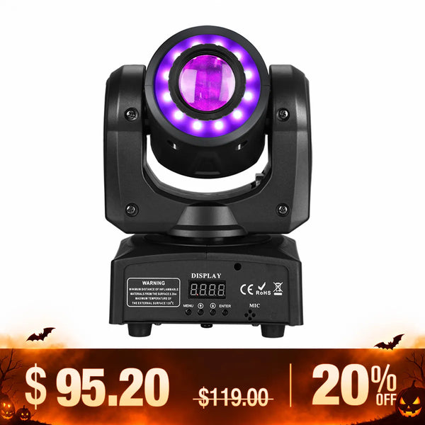 Betopper LS35 30W Moving Head Spotlight with Ring Effect
