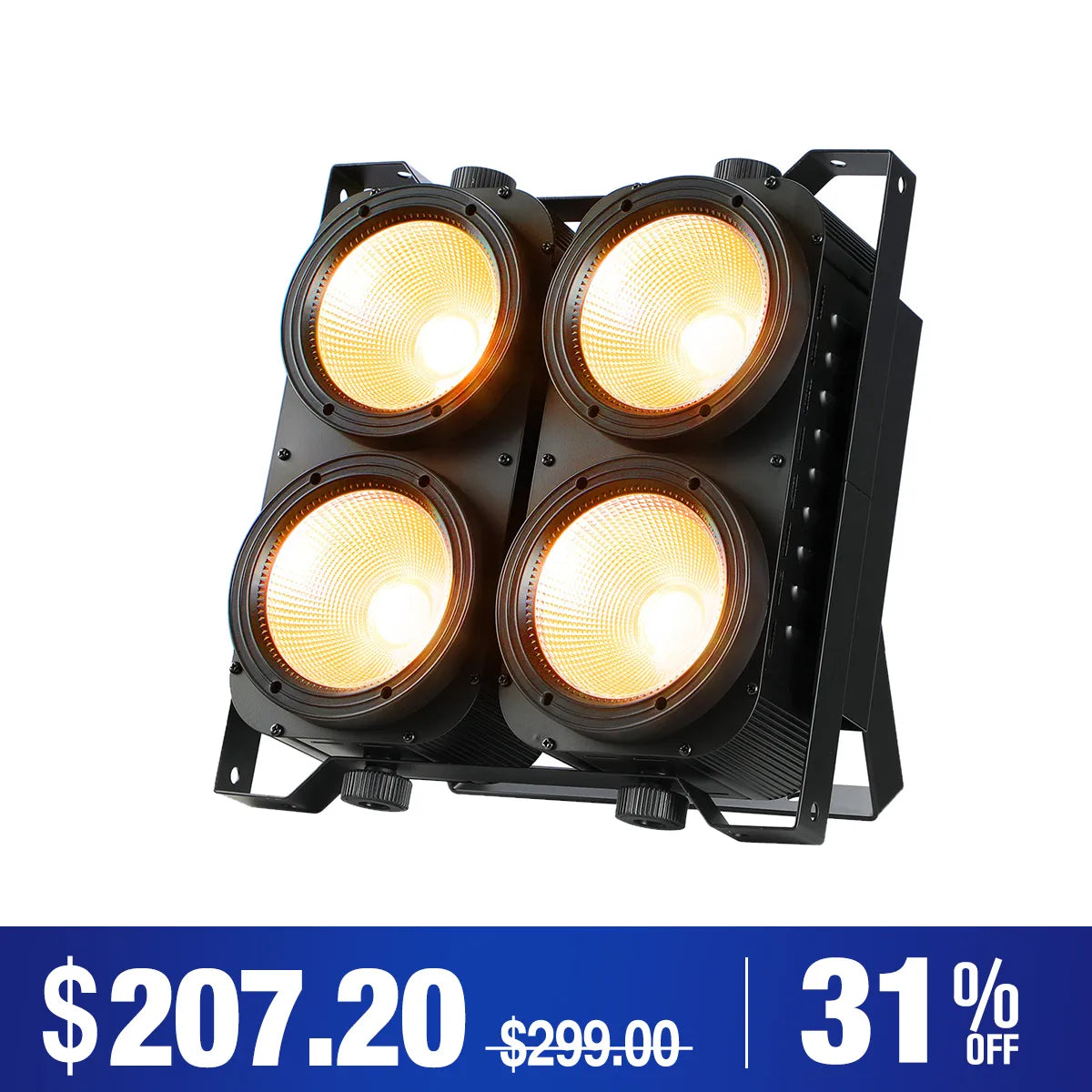Betopper LC500 4×100W Amber/CW High CRI COB Blinder Light