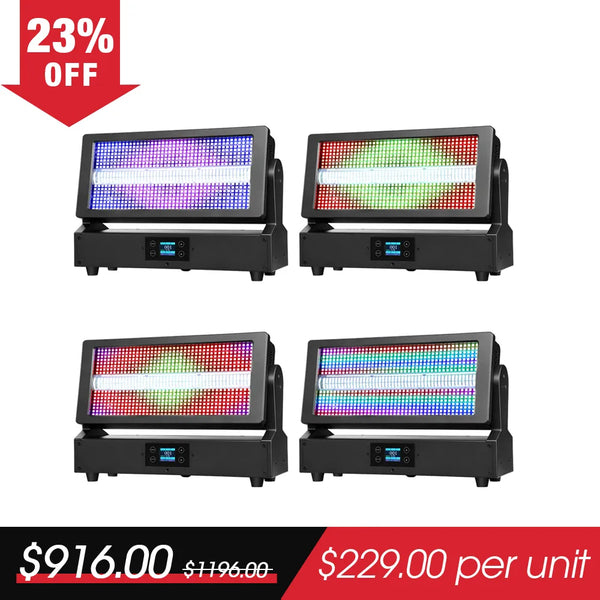 Betopper LF350 Matrix Strobe Effect Moving Head Lights (4pcs)
