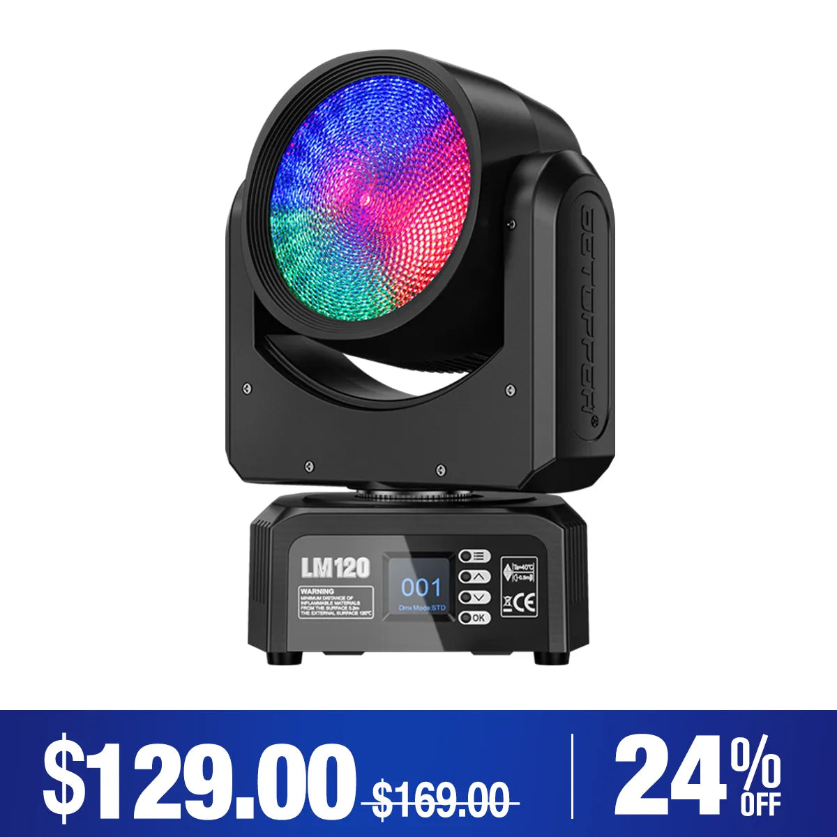Betopper LM120 Demon's Eye 120W Moving Head DJ Light