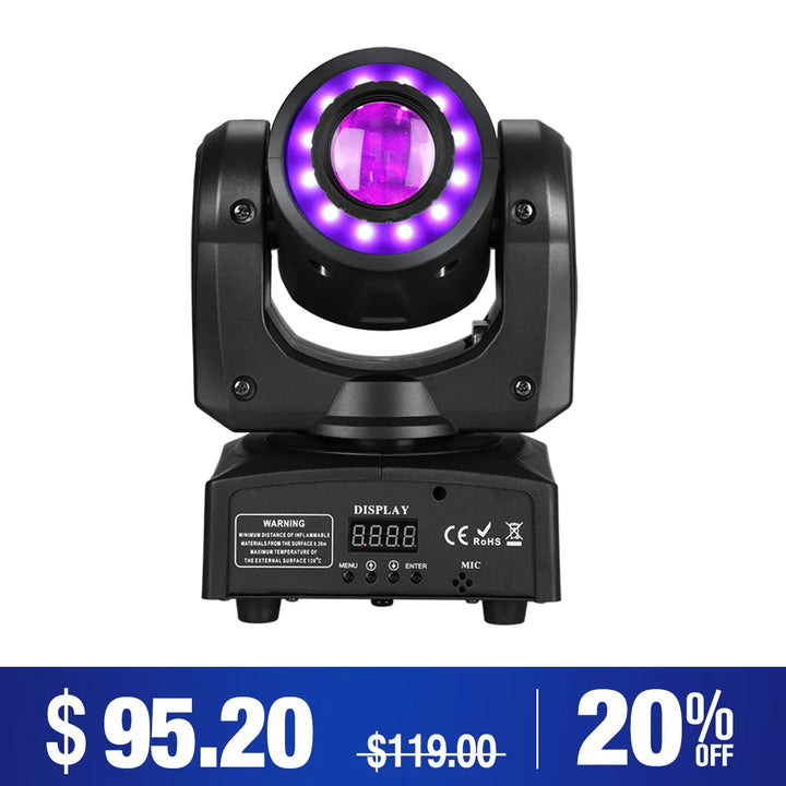 Betopper LS35 30W Moving Head Spotlight with Ring Effect